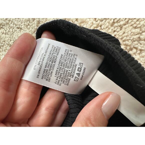 Express x One Eleven black open-back strappy bodysuit, size small - Picture 10 of 12